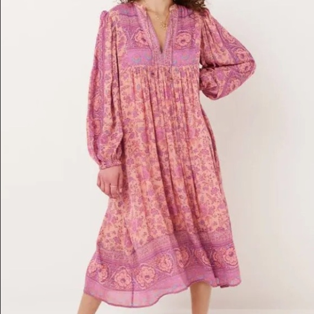 Spell Folk Song Boho Dress in Blossom - Picture 5 of 12